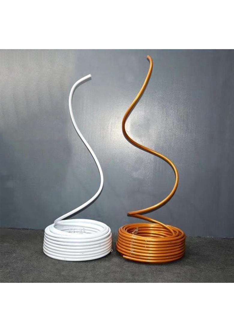 Club Bollywood CB PVC Modelling Tube Sturdy Wedding DIY Props for Banquet Stage Birthday Party White 5M - Indya