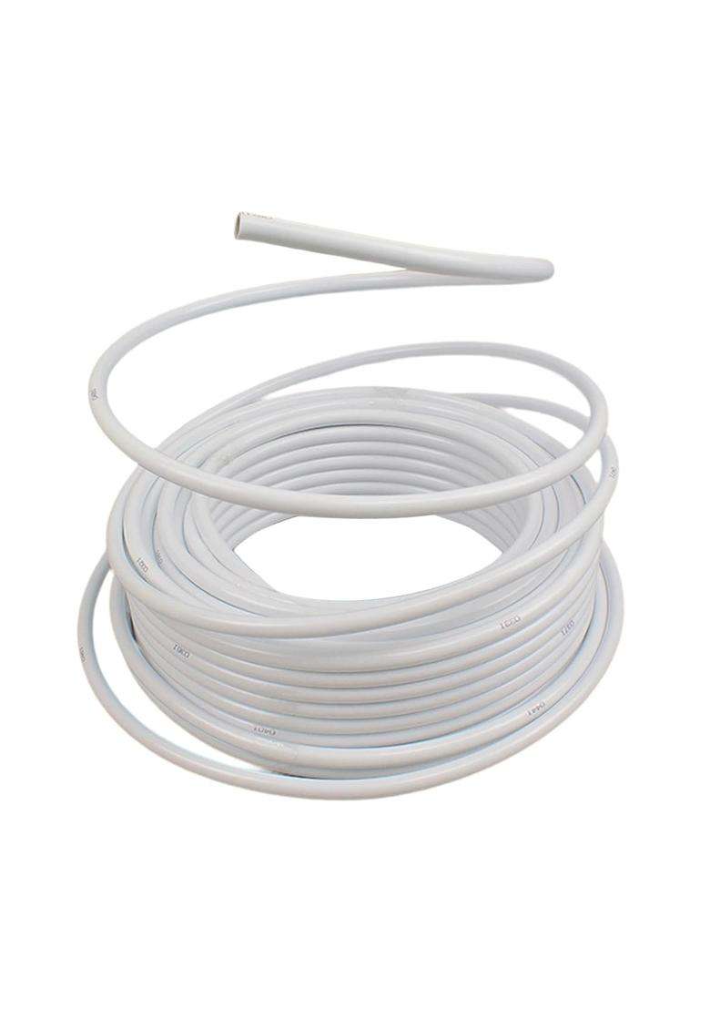 Ecomistiq BNF PVC Modelling Tube Sturdy Wedding DIY Props for Banquet Stage Birthday Party White 10M - Indya