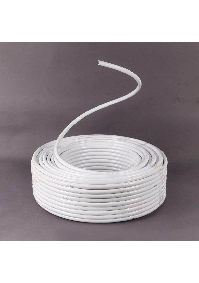 Ecomistiq BNF PVC Modelling Tube Sturdy Wedding DIY Props for Banquet Stage Birthday Party White 10M - Indya