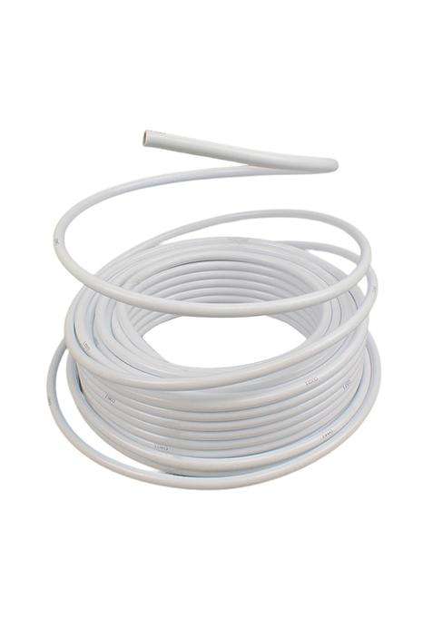Ecomistiq BNF PVC Modelling Tube Sturdy Wedding DIY Props for Banquet Stage Birthday Party White 10M
