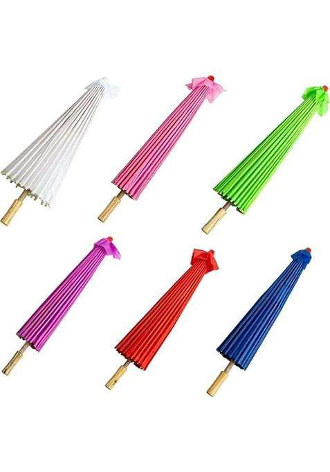 Your Decor and Celebrations with 6 Japanese Umbrella Parasols Perfect for Parties Weddings and Special Events