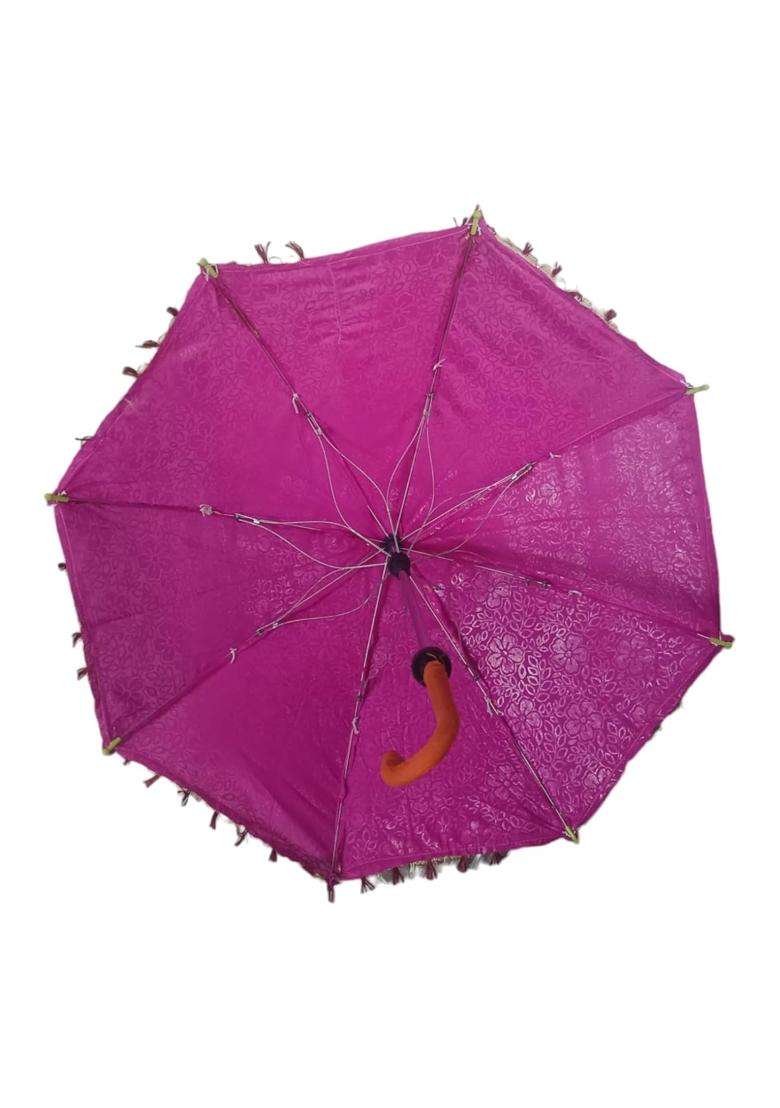 Multicolor Ruwaza ART Creations Indian Decoration Umbrellas Traditional Mehndi Decor Umbrella Party Decor - Indya