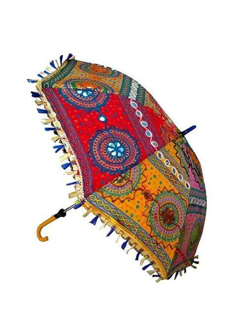The SLR Embroidery Work Decorative Handmade Wedding Umbrella