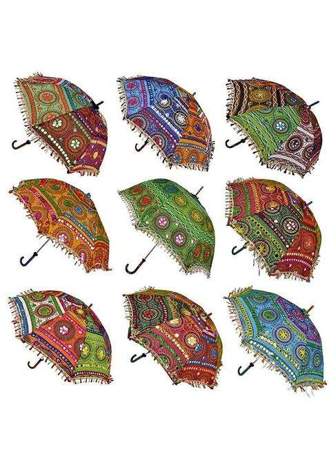The SLR Embroidery Work Decorative Handmade Wedding Umbrella