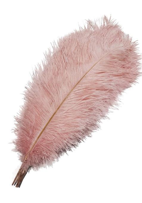 Happy Feather 16 18 Inch Pink Ostrich Feathers Cratfs for Wedding Party Centerpieces Home Decoration Pack of 10