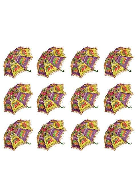 The SLR Embroidery Work Decorative Handmade Wedding Umbrella