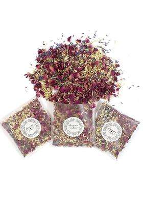Homeemoh Party Confetti Natural Dried Flower Petals 12 Packs Biodegradable Confetti Real Rose Petals