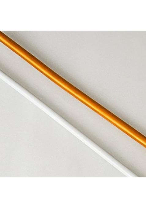 Merishopp PVC Modelling Tube Sturdy Wedding DIY Props for Banquet Stage Birthday Party White 10M