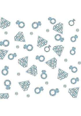 Urroma Wedding Decorations for Tables Glitter Diamond Confetti Engagement Party Decorations Table Confetti