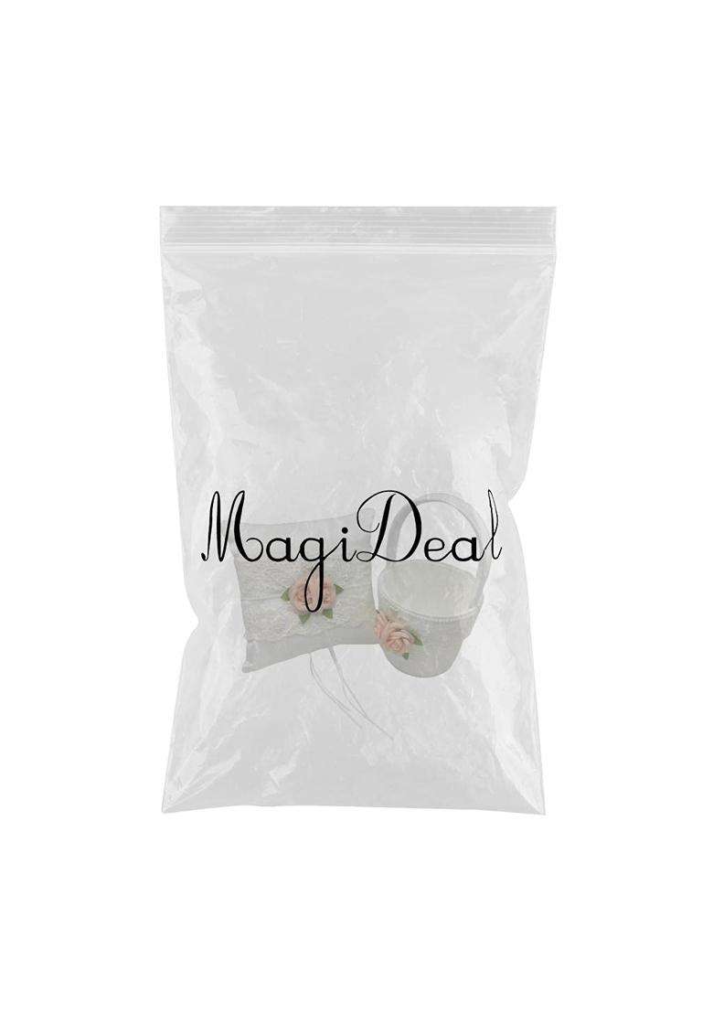 Atorse Wedding Ring Pillow Basket Set Bridal Ornament Wedding Decoration Supplies - Indya