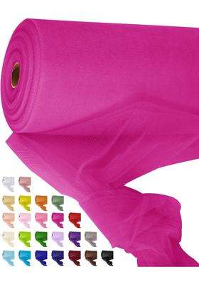 Migloria Tulle Fabric Roll 54 Inch by 40 Yards Sheer Fabric Netting Matte Mesh Bolt for DIY Wedding