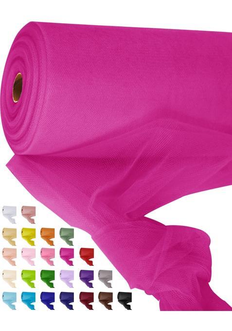Migloria Tulle Fabric Roll 54 Inch by 40 Yards Sheer Fabric Netting Matte Mesh Bolt for DIY Wedding