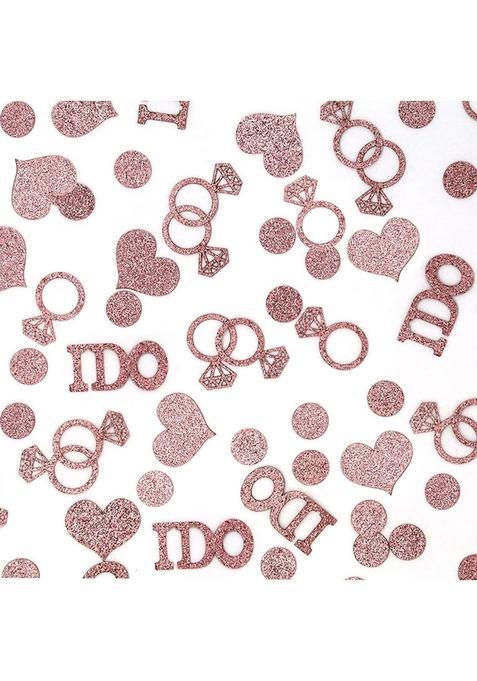 Delphinus Rose Wedding Table Confetti Bridal Shower Decorations Bride to Be Confetti Glittering Diamond Ring I