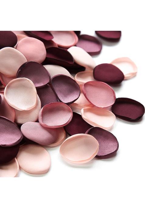 Floroom 300Pcs Silk Rose Petals Burgundy Maroon Flower Petals for Wedding Flower Girl Basket Aisle Scatter