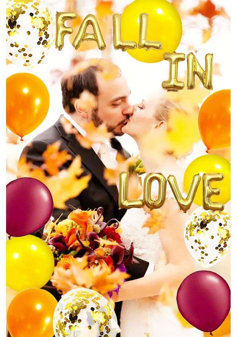 Qians Party Fall Bridal Shower Decorations Fall Wedding Engagement Fall Bachelorette Party Decorations - Indya
