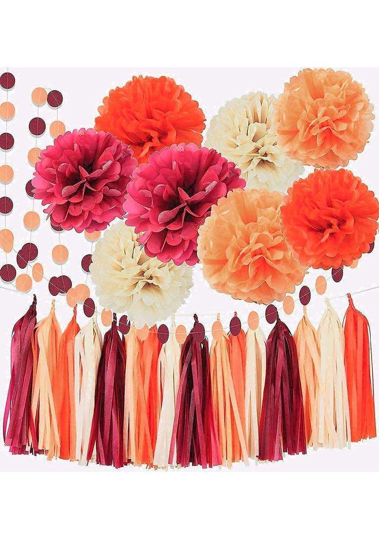 Qians Party Fall Bridal Shower Decorations Fall Wedding Engagement Fall Bachelorette Party Decorations - Indya