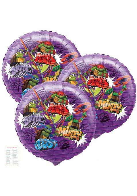 Unique Purple Ninja Turtle Balloons Ninja Turtle Party Decorations 3 TMNT Foil Balloons 18 Checklist