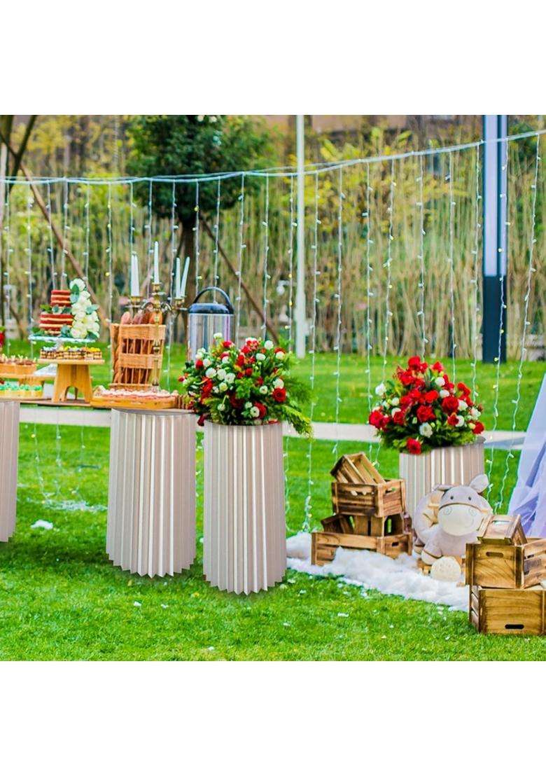 Winti Cylinder Pedestal Stand Paper Column for Party Decor - Indya