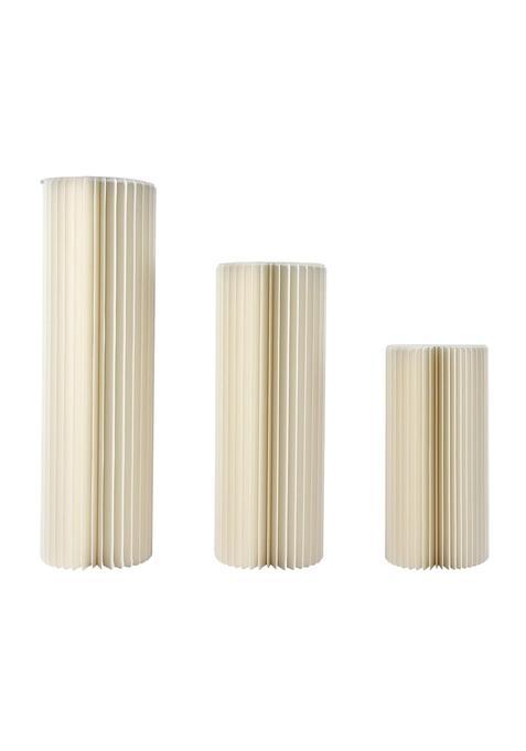 Winti Cylinder Pedestal Stand Paper Column for Party Decor