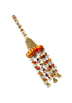 Crownnimreet Rajasthani Hanging Jhoomer for Wall Roof Ceiling Hanging Jhoomar Colorful Flower Pack of 10