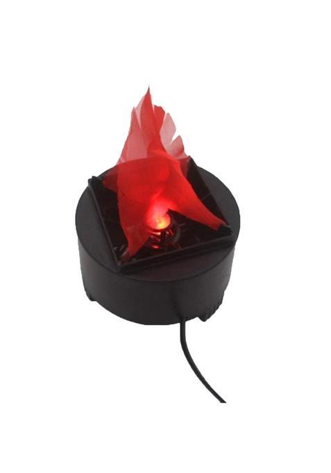 Homonic Led Fake Flame Lamp Mini 3D Flickering Fire Flame Light Electronic Night Light Stage Simulated Flame