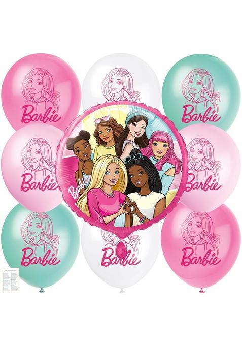 Unique Pink Babie Balloons Barbie Party Decorations Bundle with 8 Latex 1 Foil and Checklist