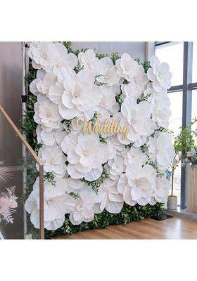 Humyoun 6 Pcs Giant Paper Flowers Artificial Large White
