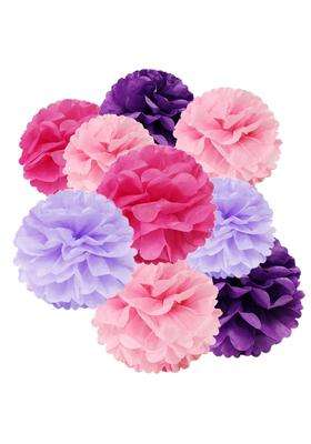 Wrapables Tissue Pom Party Decorations for Weddings Birthday Parties Baby Showers and Nursery Decor Set of 12