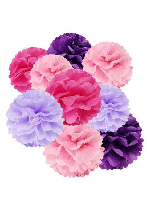Wrapables Tissue Pom Party Decorations for Weddings Birthday Parties Baby Showers and Nursery Decor Set of 12