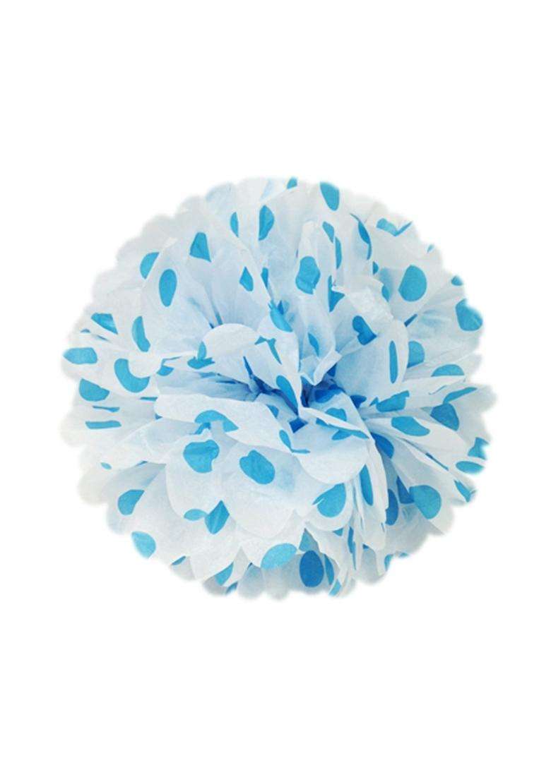 Wrapables Tissue Honeycomb Ball and Pom Party Decorations for Weddings Set of 21 - Indya