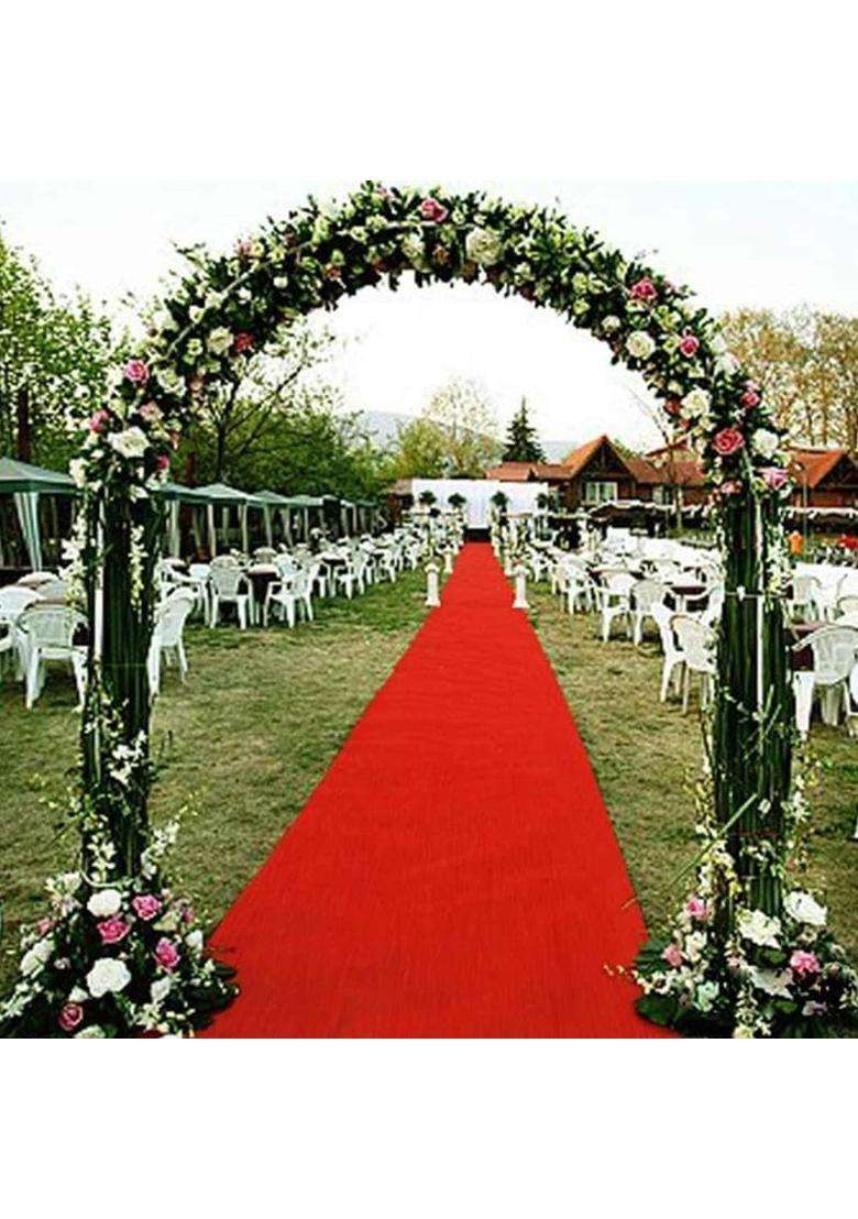 INVA RUGZ Runner for Home Red a Carpet Wedding Ceremony Exhibition Stage Party Decoration - Indya