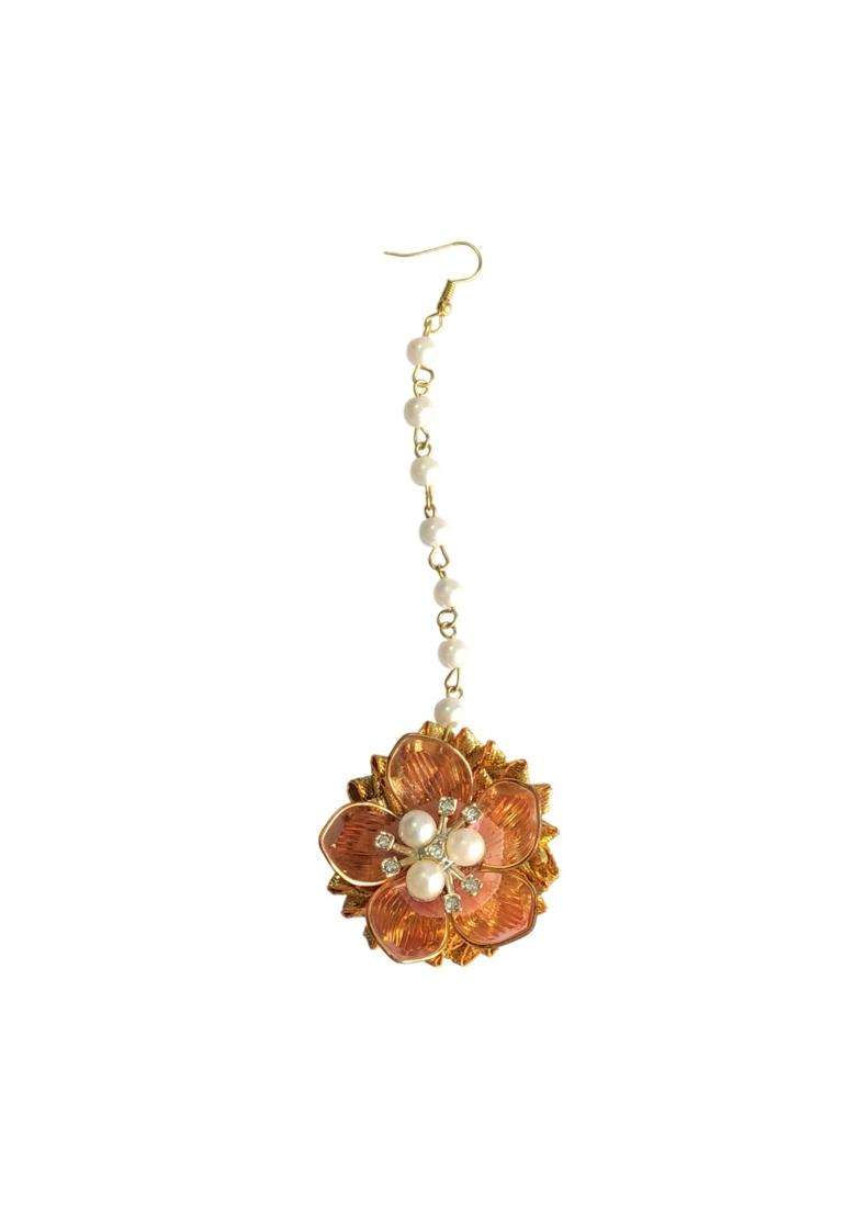 Pinoozclub Flower Jewellery Set for Women Girls Bride - Indya
