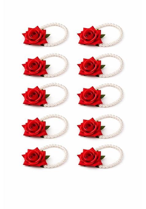 Cyberkavish Rose Pearl Bracelet for Women and Girls