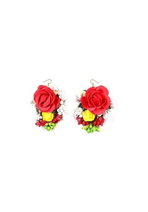 Saumakshi Designs Red Jewellery Designer Jwellery Set for Women and Girls