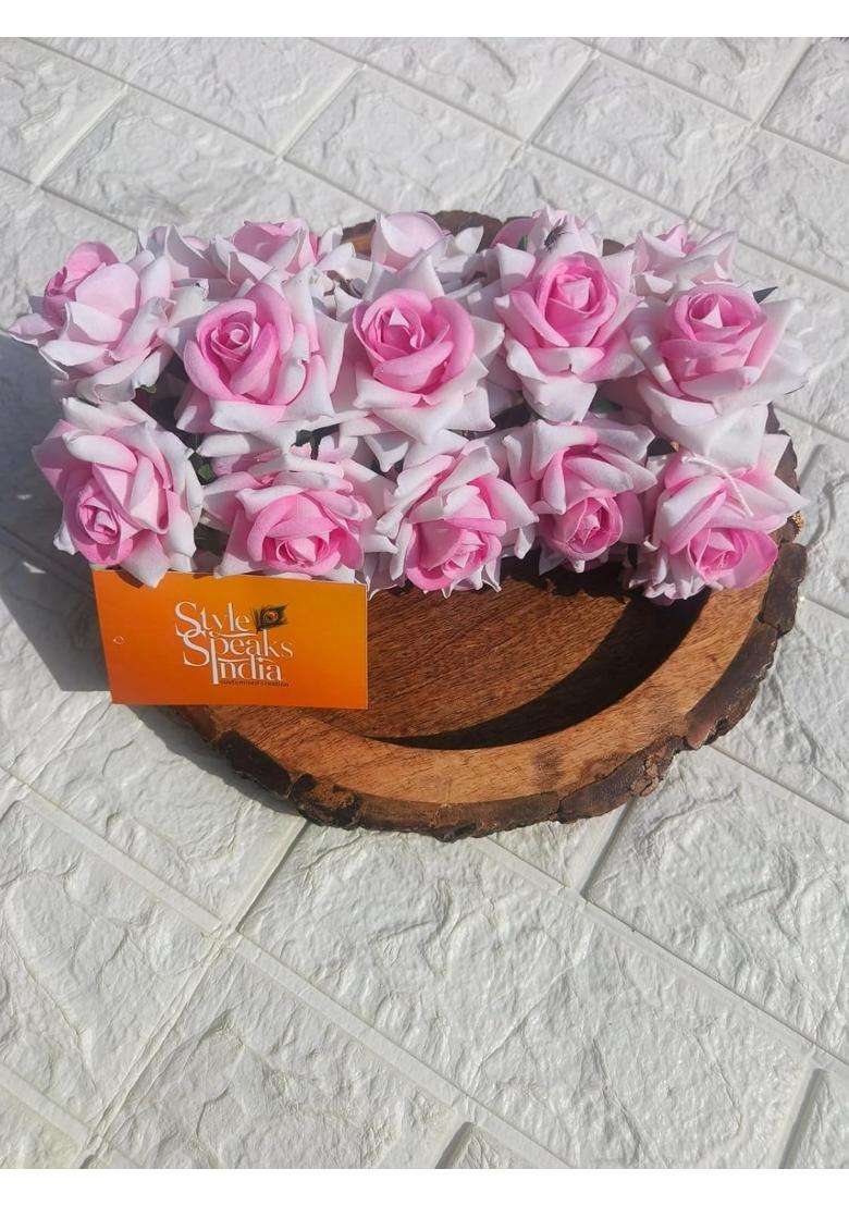 Style Speaks India Assorted Velvet Rose Gajra Bracelet Adjustable Hand Corsage for Women - Indya