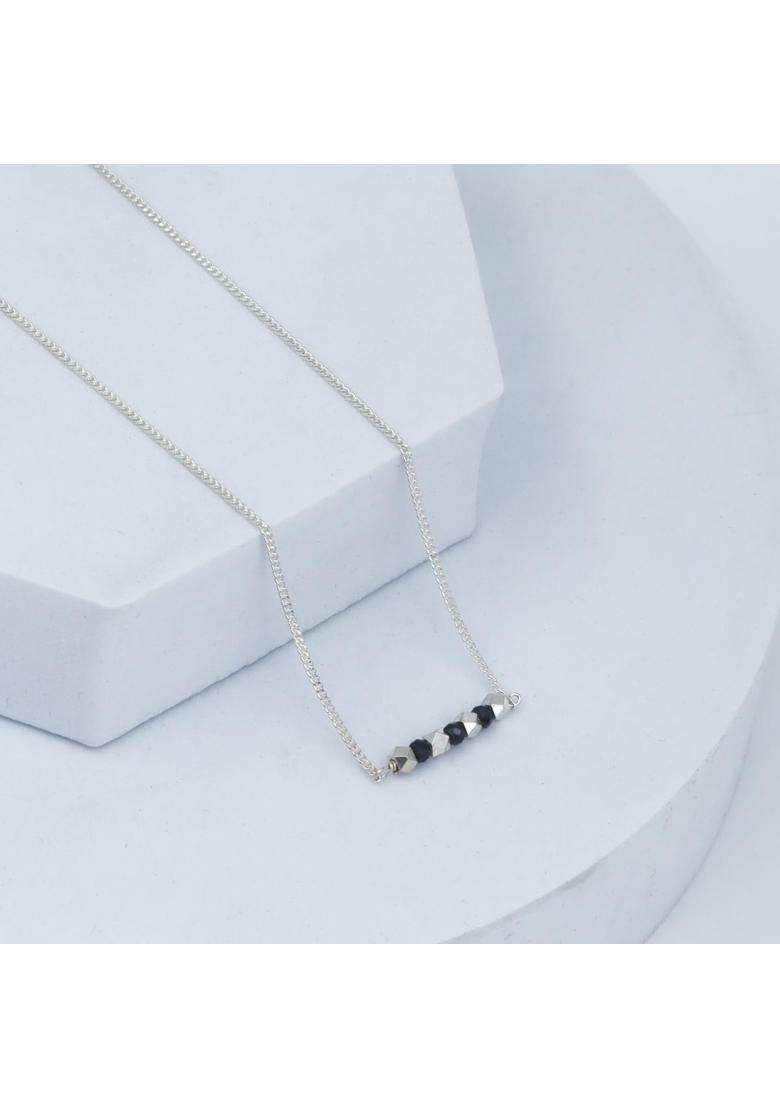 House of Aadyaa Handmade Silver Mangalsutra for Women Made in 925 Silver - Indya