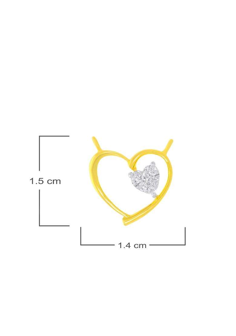 WHP Jewellers 18KT BIS Certified Diamond Mangalsutra Pendant for Women - Indya