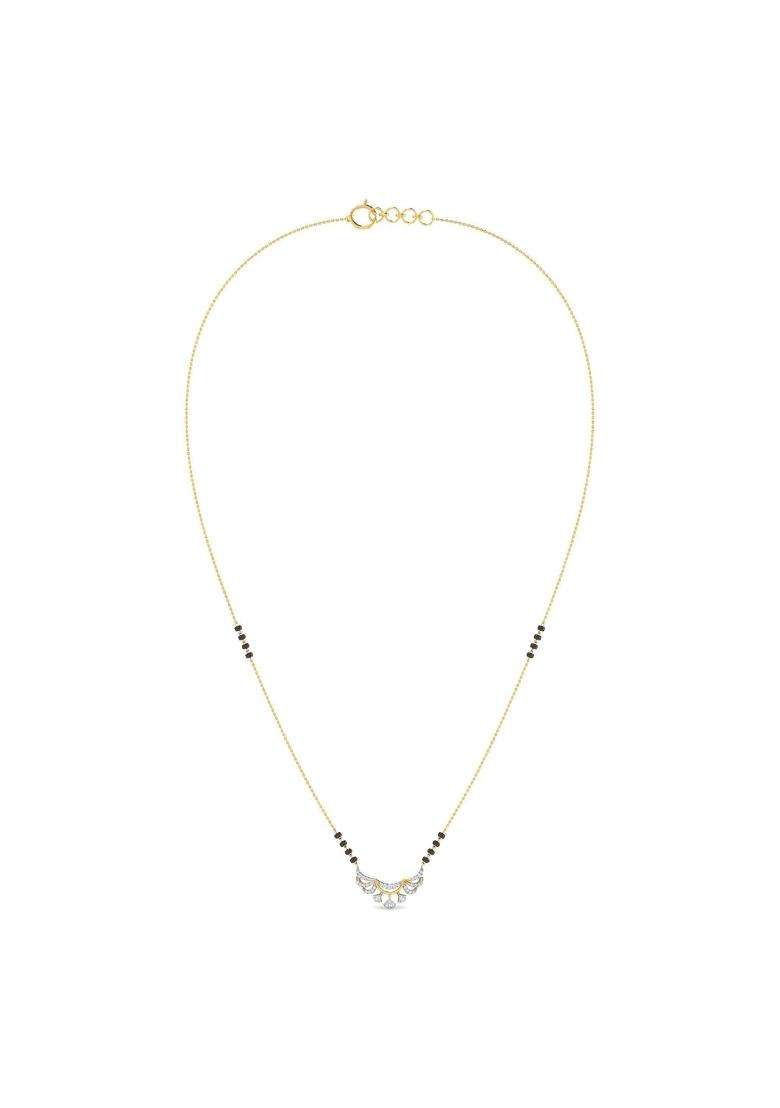 WHP Jewellers Starlit Elegance 9KT Diamond Mangalsutra for Women - Indya