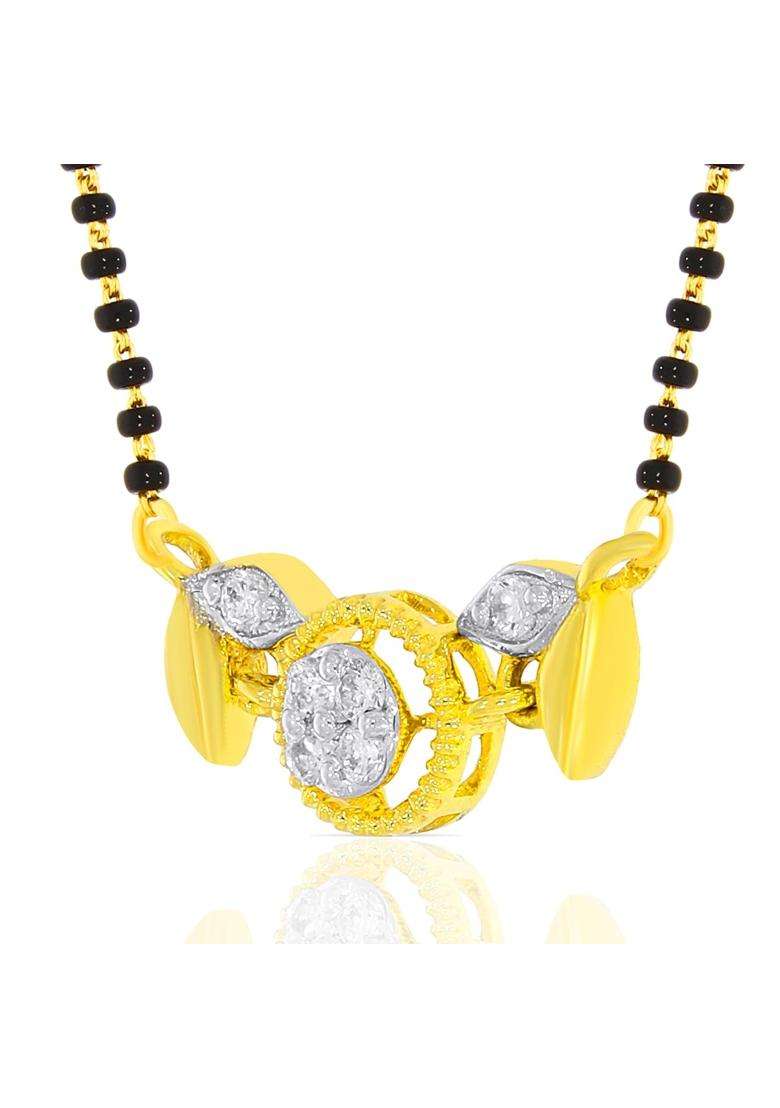 WHP Jewellers Forever Yours Diamond Mangalsutra Pendant for Women - Indya