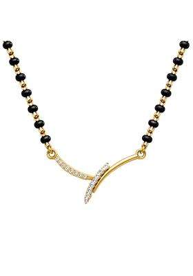 Dishis 22K 18K 14K Yellow Gold Mangalsutra Pendant BIS Hallmarked