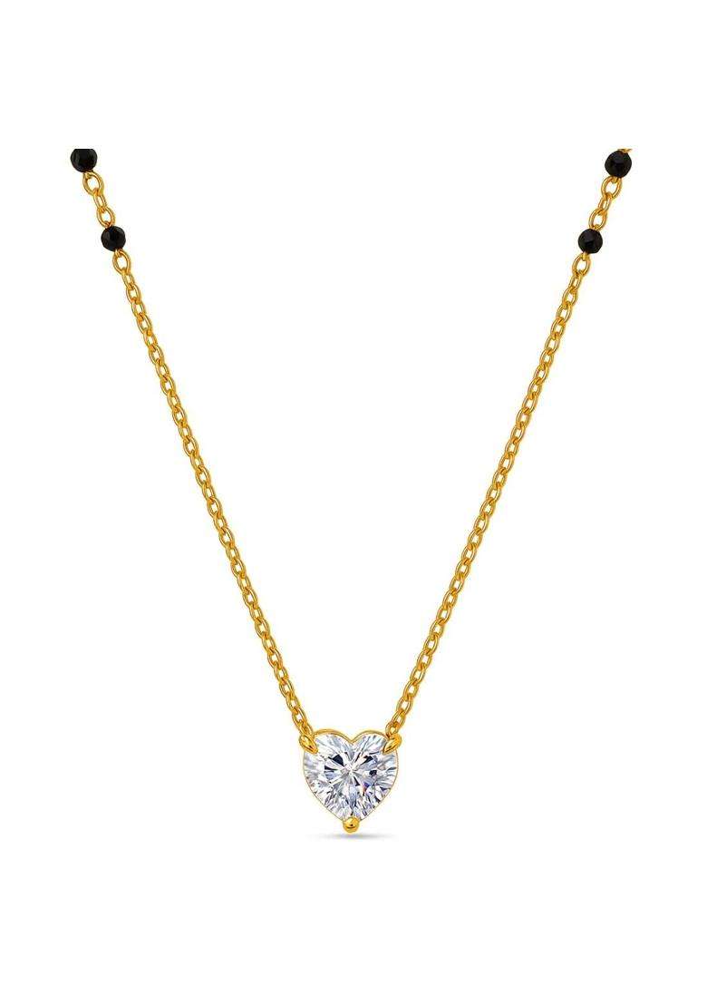 Zavya 925 Sterling Silver Gold Plated Mangalsutra Gift Ideas for Wife - Indya