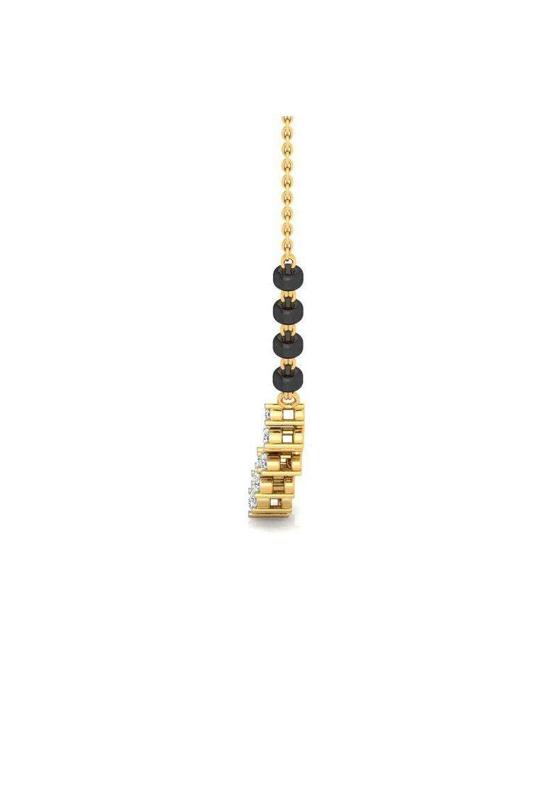 WHP Jewellers Elegance 9KT Diamond Mangalsutra for Women Diamond Fashion Jewellery for Women - Indya