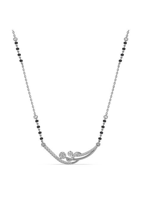 Clara 925 Sterling Silver Hridya Mangalsutra Tanmaniya Pendant for Wife