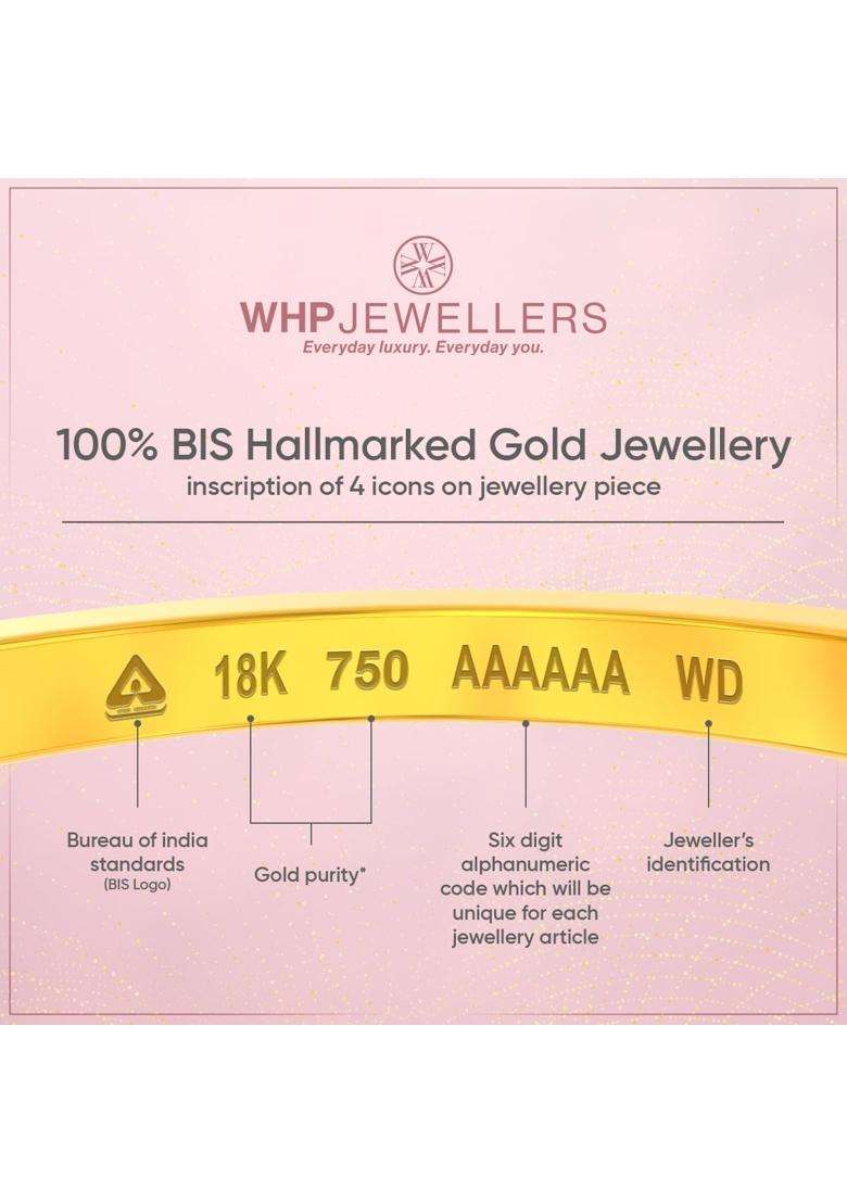 WHP Jewellers Graceful Sparkle Diamond Mangalsutra Pendant for Women - Indya