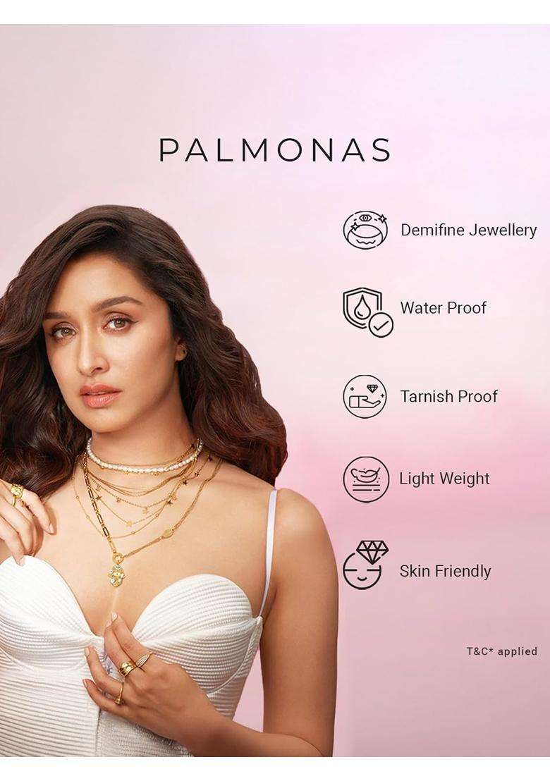 Palmonas Cupids Tiny 925 Sterling Silver Mangalsutra Bracelet for Women 18K Gold Vermeil Plated - Indya