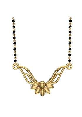 Dishis 14K 18K BIS Hallmarked Yellow Gold Mangalsutra Pendant for Women Gift for Wife