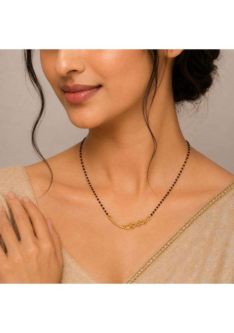 Dishis 22K 18K 14K Yellow Gold Mangalsutra Pendant for Women - Indya