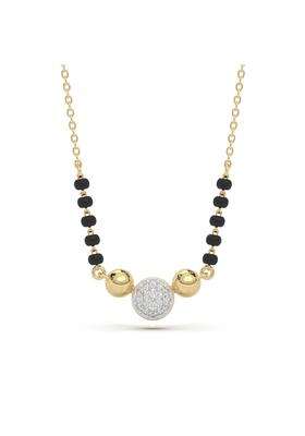 Shayn Mangalsutra Necklace 925 Sterling Silver 18KT Gold Vermeil for Women