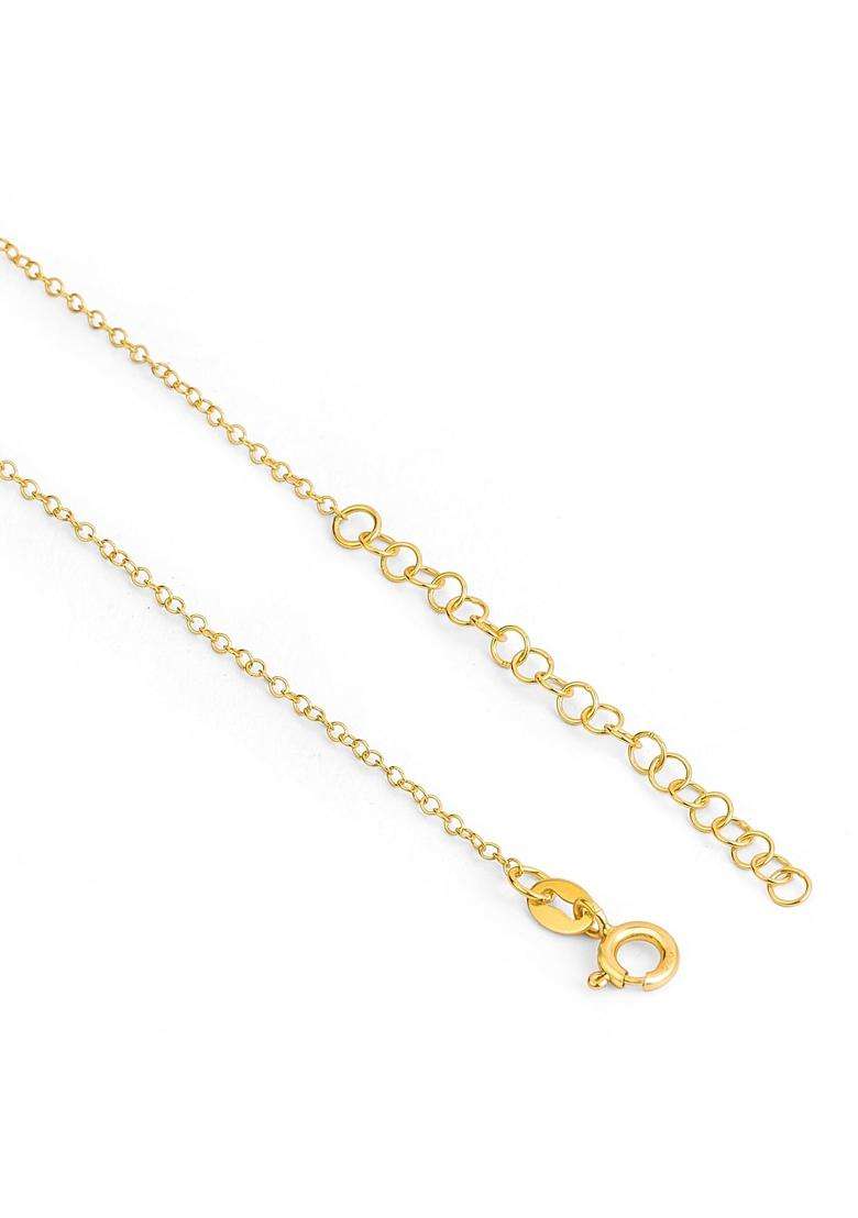 Zavya 925 Sterling Silver Solitaire Gold Plated Womens Mangalsutra - Indya