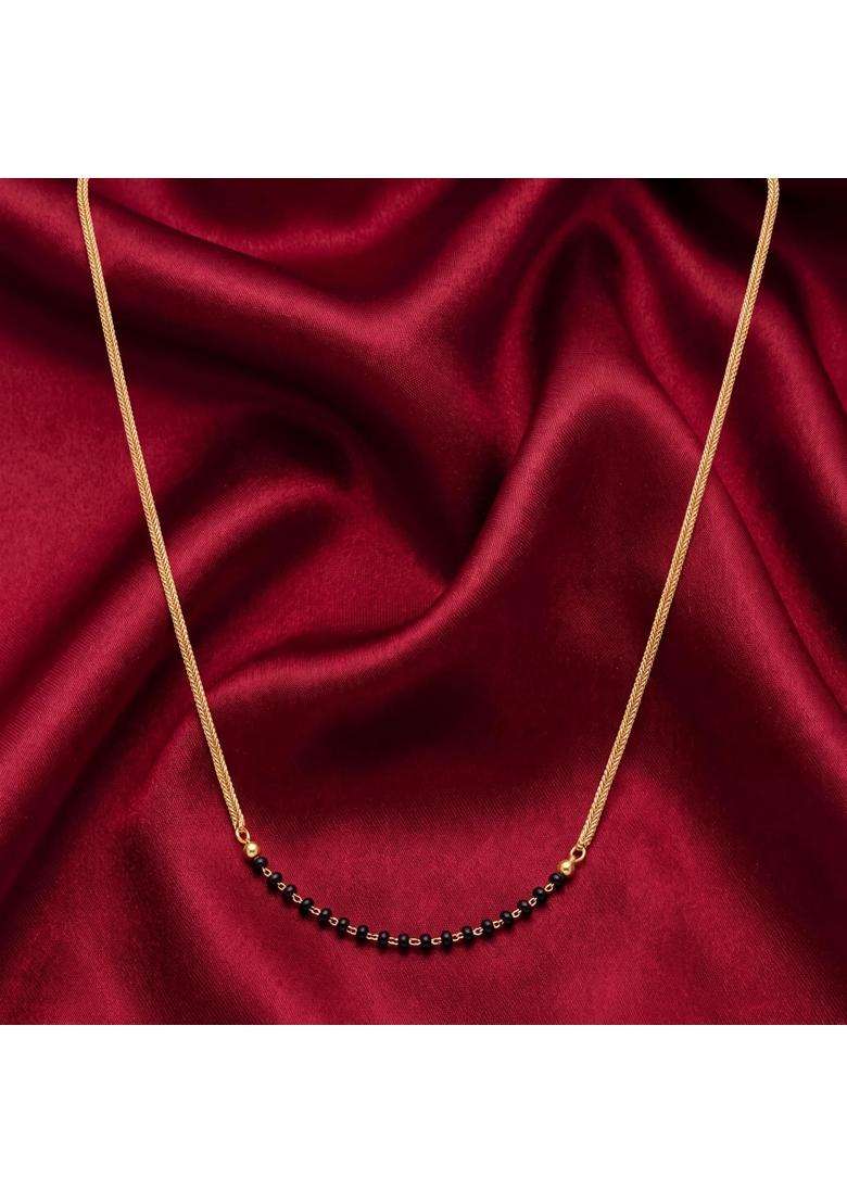 Ritvaa Smartgold 24K Gold Plated Sukriti Mangalsutra for Women - Indya
